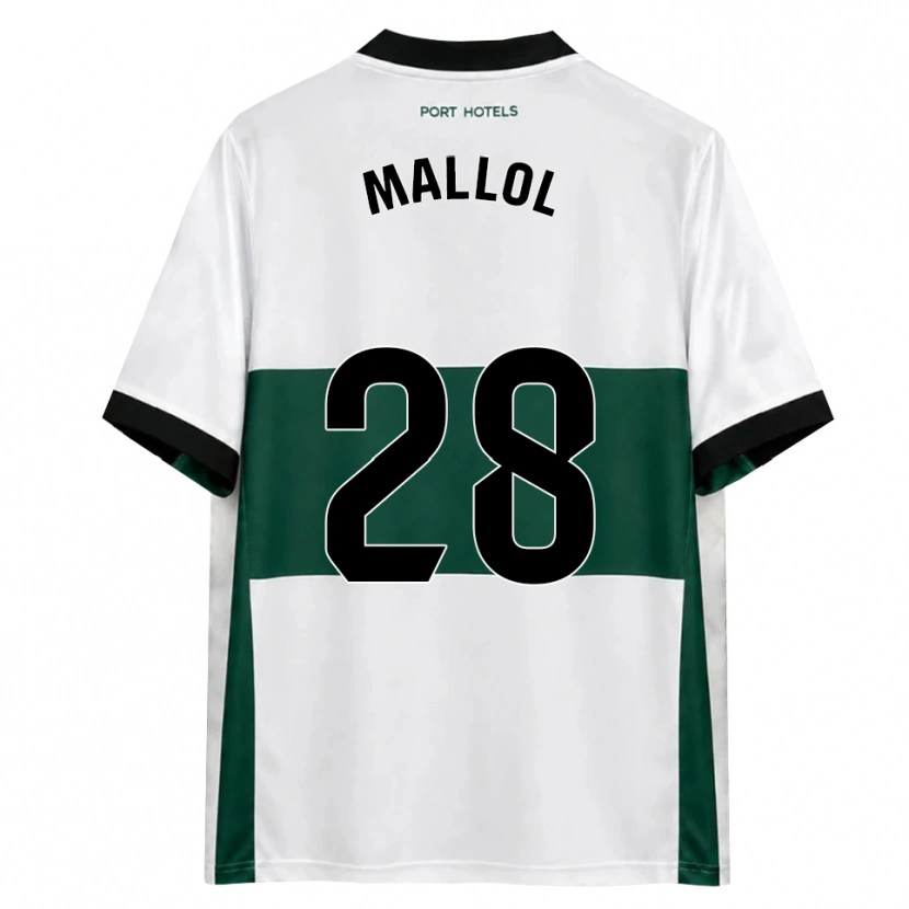 Danxen Hombre Camiseta Enrique Mallol #28 Verde Blanco Rojo 1ª Equipación 2026/27 La Camisa
