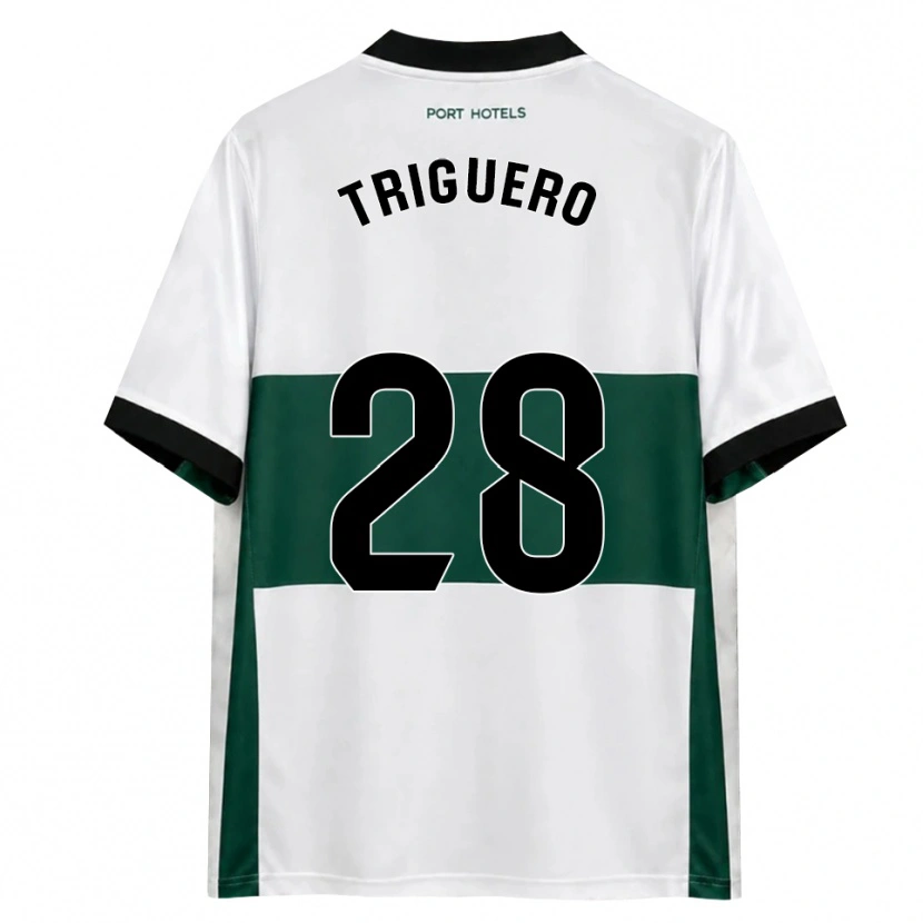 Danxen Hombre Camiseta Dani Triguero #28 Verde Blanco Rojo 1ª Equipación 2026/27 La Camisa