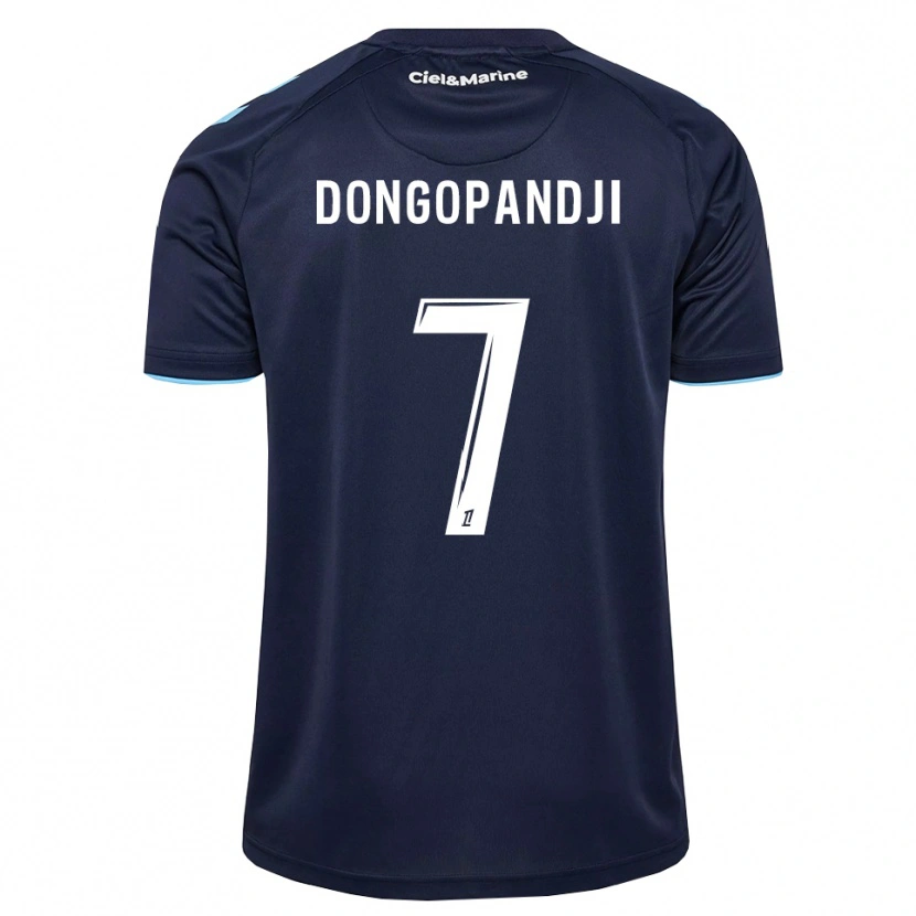 Danxen Hombre Camiseta Hakim Dongopandji #7 Azul Aciano Azul Medianoche 1ª Equipación 2026/27 La Camisa