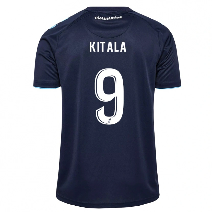 Danxen Hombre Camiseta Yann Kitala #9 Azul Aciano Azul Medianoche 1ª Equipación 2026/27 La Camisa