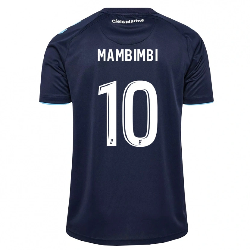 Danxen Hombre Camiseta Felix Mambimbi #10 Azul Aciano Azul Medianoche 1ª Equipación 2026/27 La Camisa