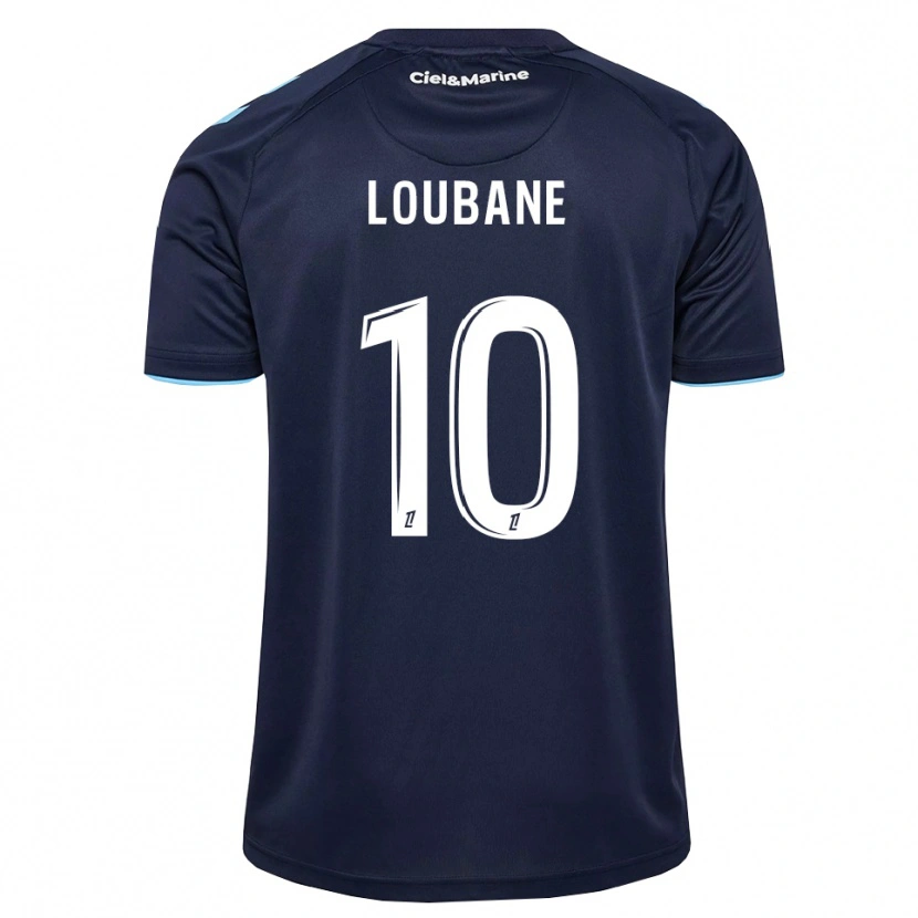 Danxen Hombre Camiseta Yassine Loubane #10 Azul Aciano Azul Medianoche 1ª Equipación 2026/27 La Camisa