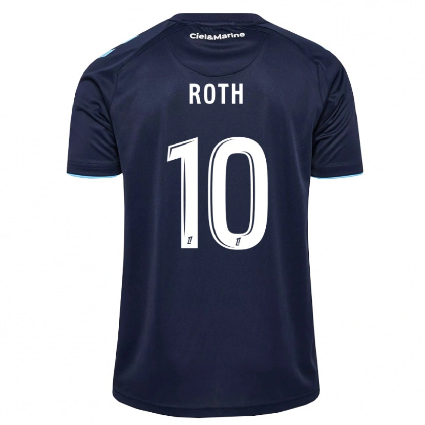Danxen Hombre Camiseta Madeline Roth #10 Azul Aciano Azul Medianoche 1ª Equipación 2026/27 La Camisa