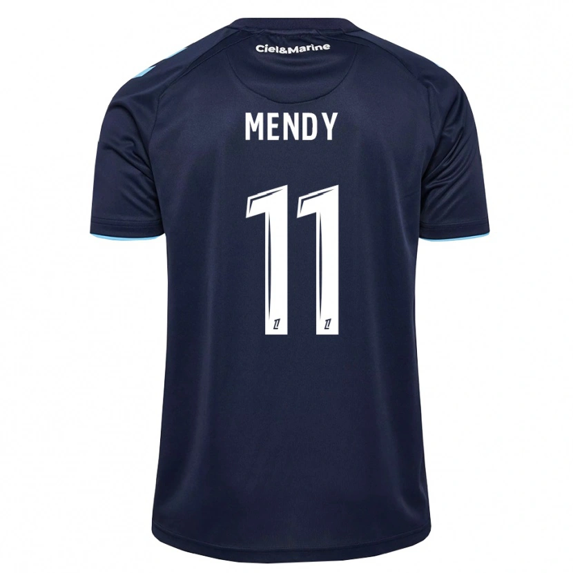 Danxen Hombre Camiseta Mélinda Mendy #11 Azul Aciano Azul Medianoche 1ª Equipación 2026/27 La Camisa