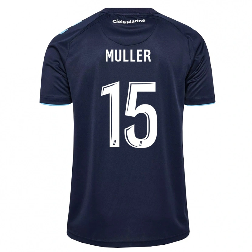 Danxen Hombre Camiseta Laura Muller #15 Azul Aciano Azul Medianoche 1ª Equipación 2026/27 La Camisa