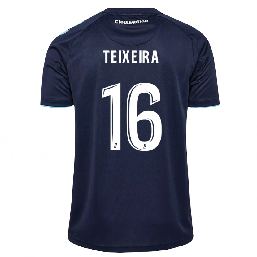 Danxen Hombre Camiseta Alex Teixeira #16 Azul Aciano Azul Medianoche 1ª Equipación 2026/27 La Camisa