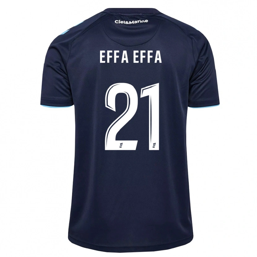 Danxen Hombre Camiseta Chancelle Effa Effa #21 Azul Aciano Azul Medianoche 1ª Equipación 2026/27 La Camisa