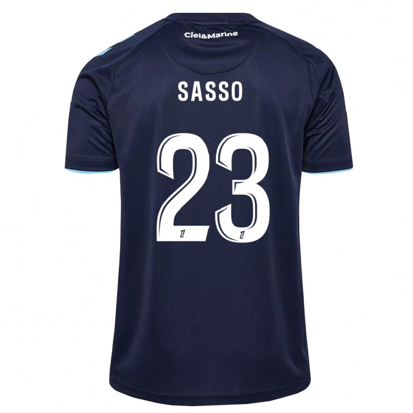 Danxen Hombre Camiseta Vincent Sasso #23 Azul Aciano Azul Medianoche 1ª Equipación 2026/27 La Camisa