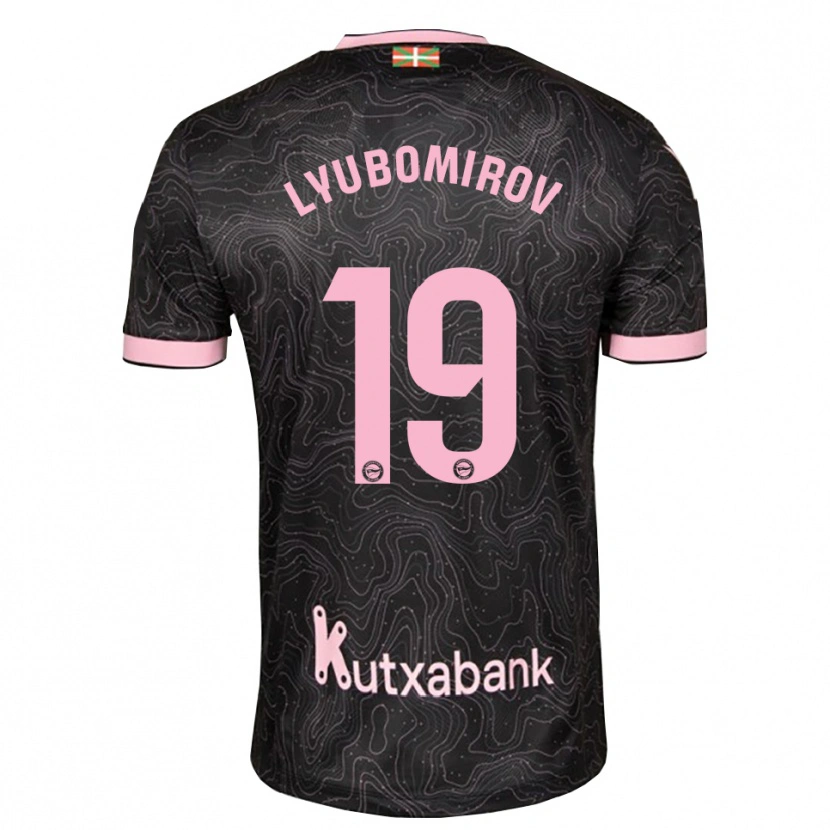 Danxen Hombre Camiseta Daniel Lyubomirov #19 Negro Rosa 2ª Equipación 2026/27 La Camisa