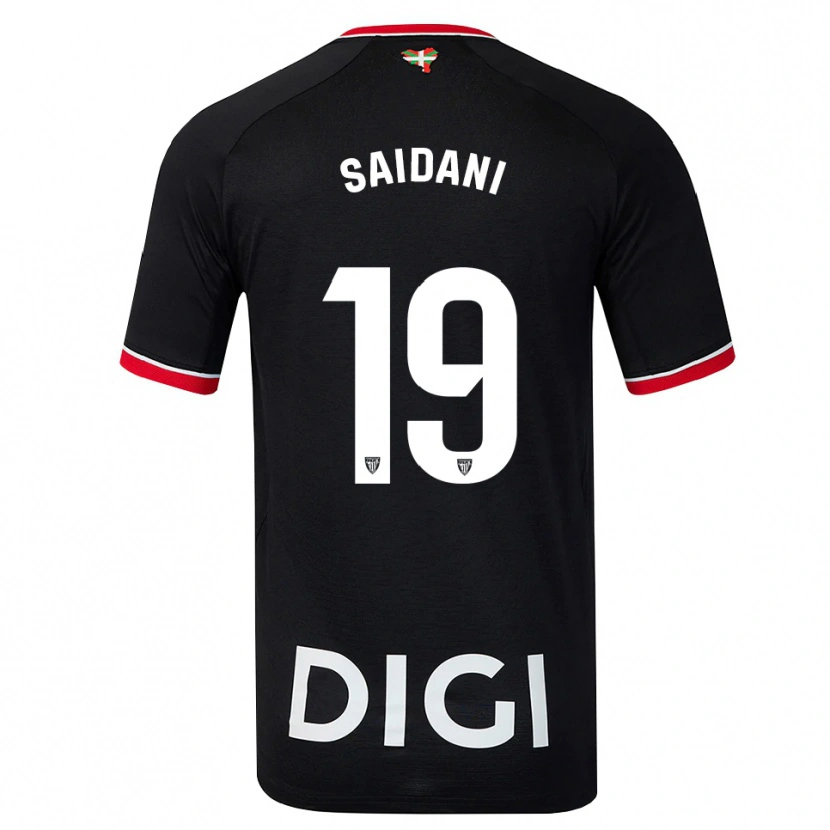 Danxen Hombre Camiseta Ismahel Saidani #19 Negro Blanco Rojo 2ª Equipación 2026/27 La Camisa