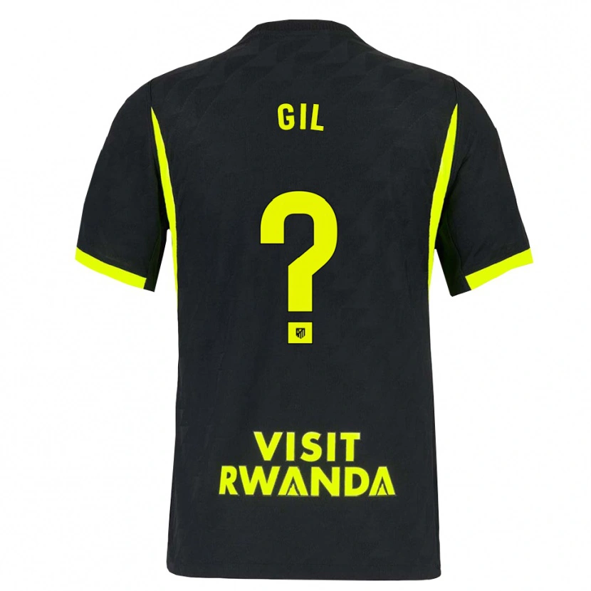 Danxen Hombre Camiseta Luis Gil #0 Verde Brillante Negro 2ª Equipación 2026/27 La Camisa