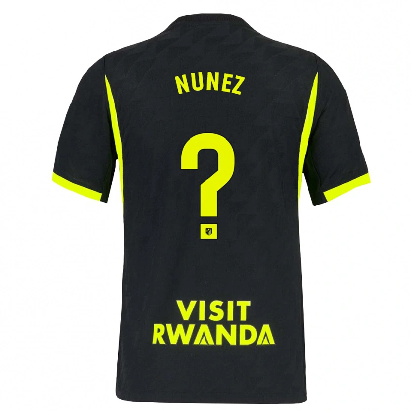 Danxen Hombre Camiseta Rafael Nunez #0 Verde Brillante Negro 2ª Equipación 2026/27 La Camisa