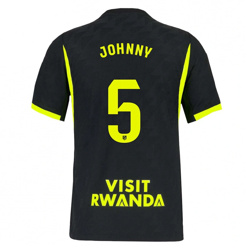 Danxen Hombre Camiseta Johnny Cardoso #5 Verde Brillante Negro 2ª Equipación 2026/27 La Camisa
