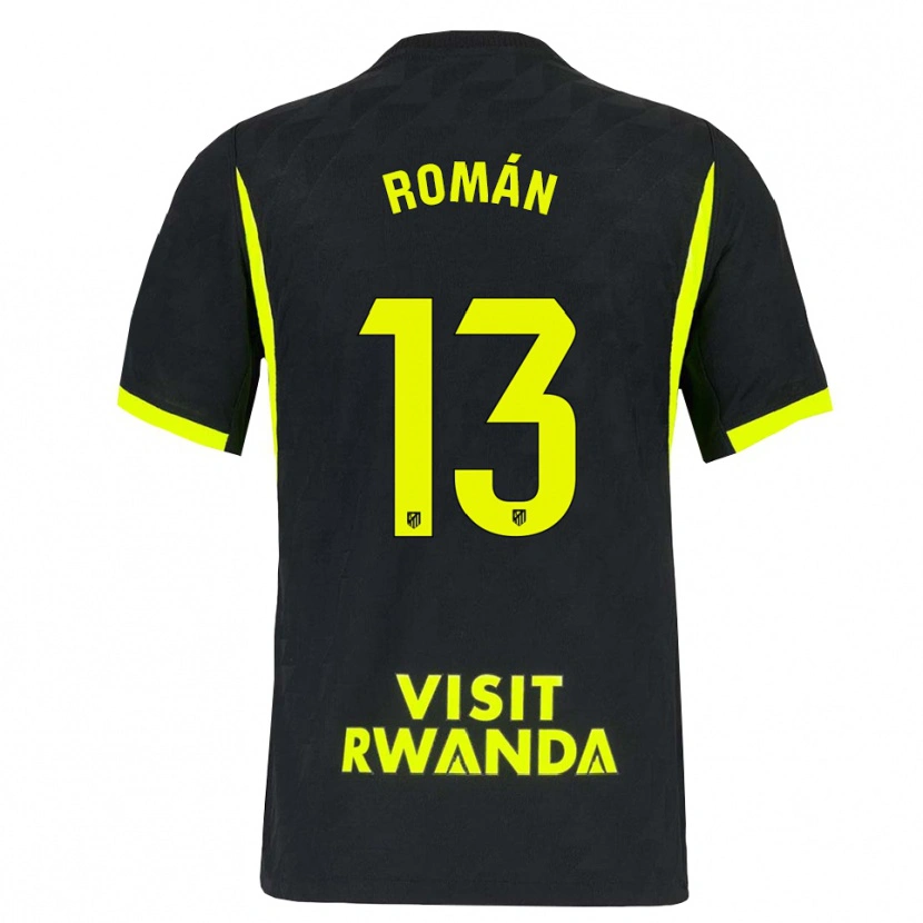 Danxen Hombre Camiseta Francis Holgado #13 Verde Brillante Negro 2ª Equipación 2026/27 La Camisa