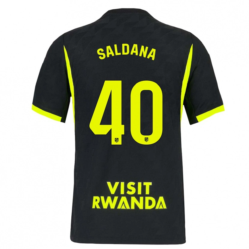 Danxen Hombre Camiseta Jose Saldana #40 Verde Brillante Negro 2ª Equipación 2026/27 La Camisa