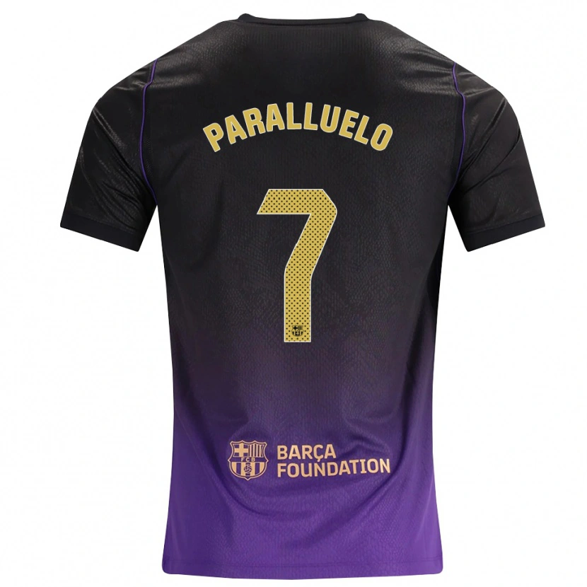 Danxen Hombre Camiseta Salma Paralluelo #7 Morado Amarillo Negro 2ª Equipación 2026/27 La Camisa