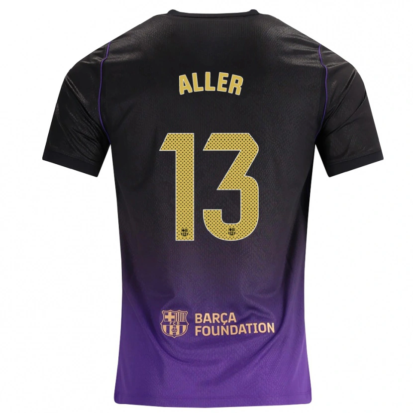 Danxen Hombre Camiseta Eder Aller #13 Morado Amarillo Negro 2ª Equipación 2026/27 La Camisa