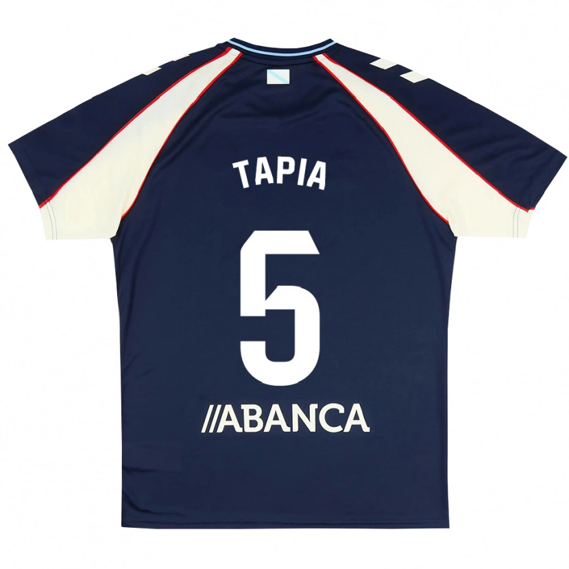 Danxen Hombre Camiseta Renato Tapia #5 Azul Real Rojo Blanco 2ª Equipación 2026/27 La Camisa