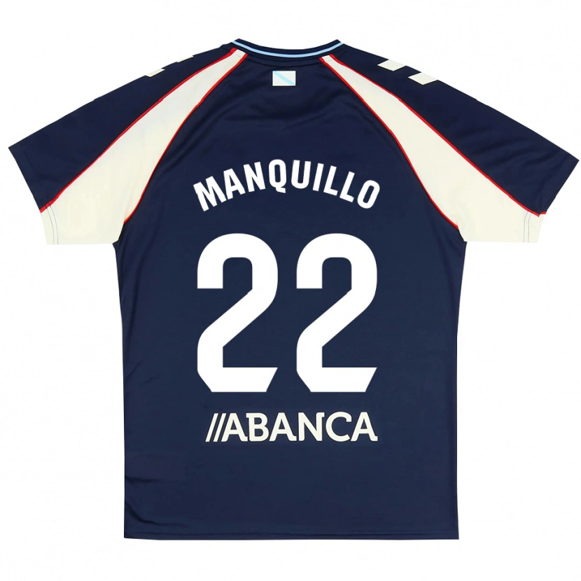 Danxen Hombre Camiseta Javier Manquillo #22 Azul Real Rojo Blanco 2ª Equipación 2026/27 La Camisa