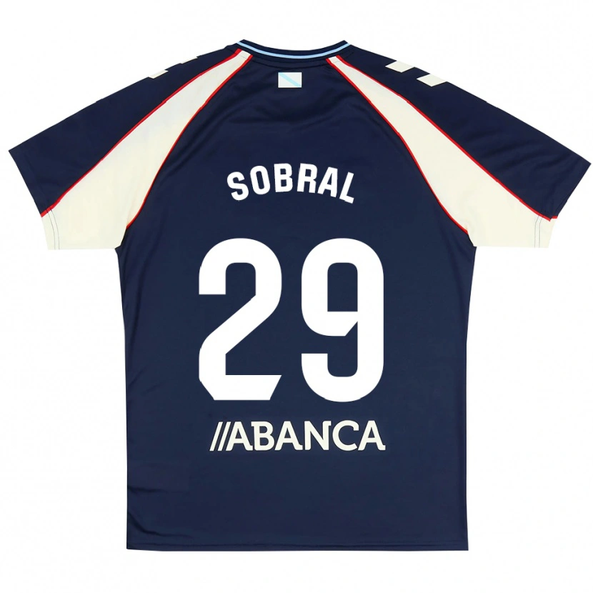 Danxen Hombre Camiseta Mateo Sobral #29 Azul Real Rojo Blanco 2ª Equipación 2026/27 La Camisa