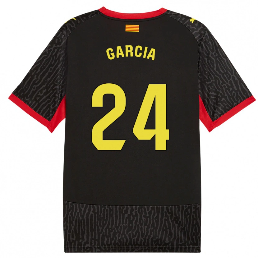 Danxen Hombre Camiseta Borja García #24 Negro Amarillo Rojo 2ª Equipación 2026/27 La Camisa