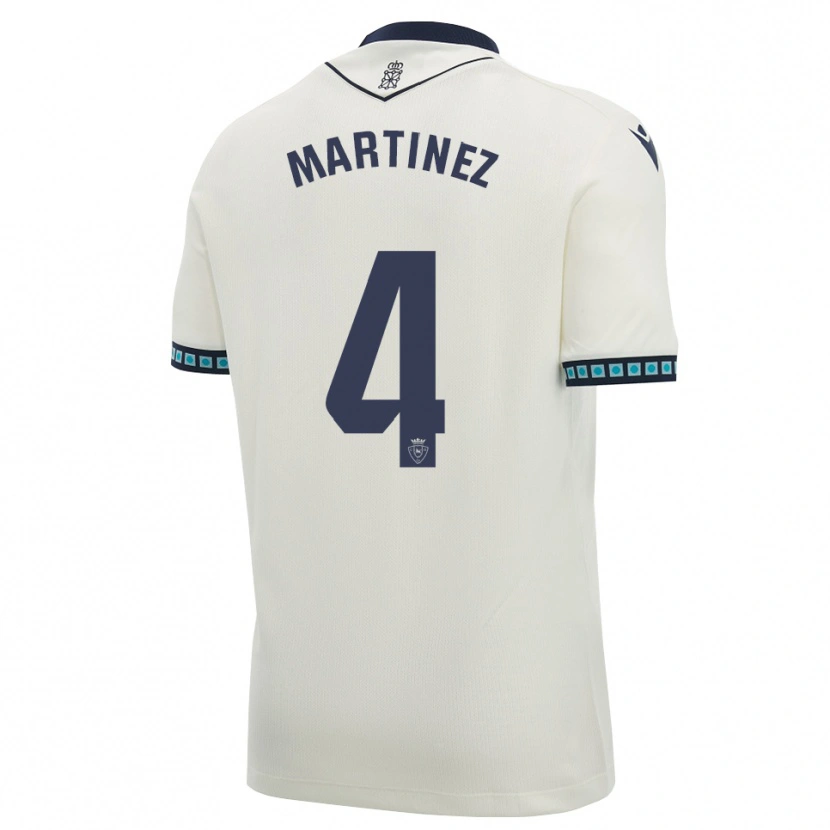 Danxen Hombre Camiseta Vera Martínez Viota #4 Blanco Negro Azul Cielo Claro 2ª Equipación 2026/27 La Camisa