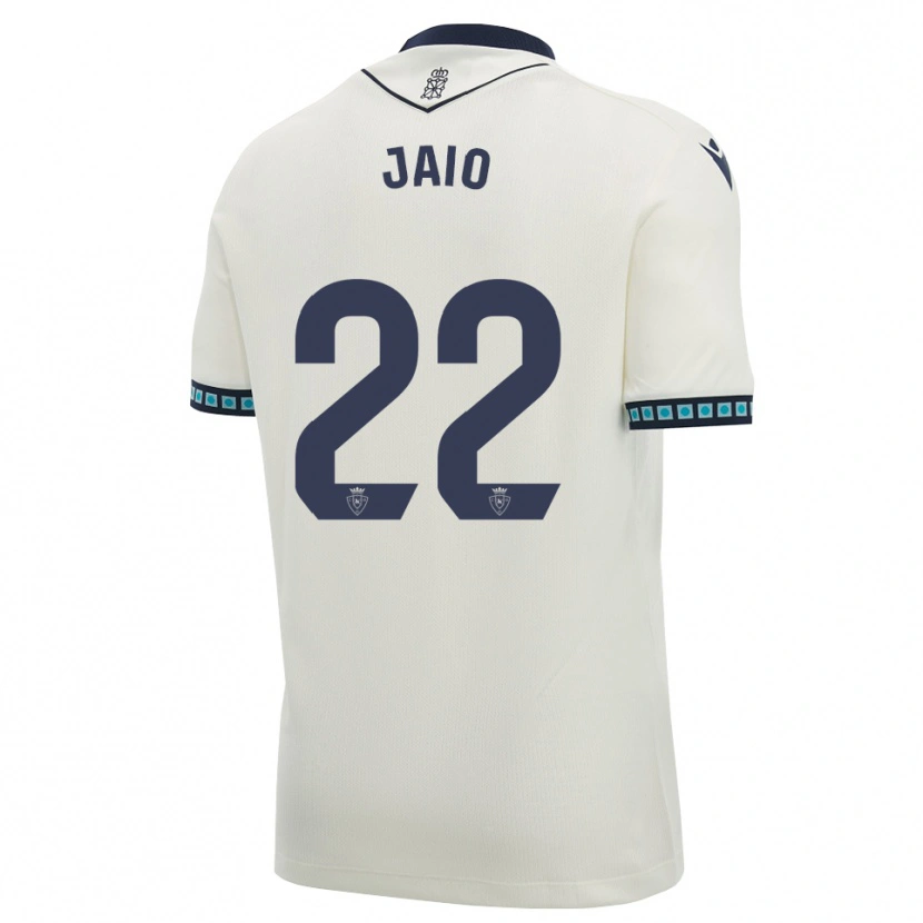 Danxen Hombre Camiseta Jaione Larraiotz Senosiain #22 Blanco Negro Azul Cielo Claro 2ª Equipación 2026/27 La Camisa