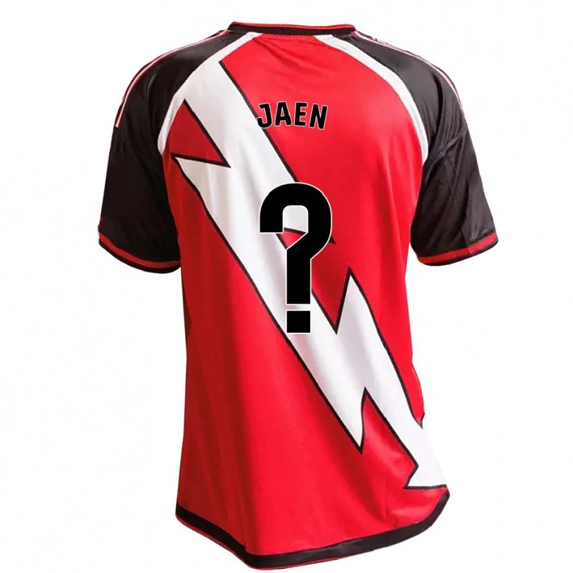 Danxen Hombre Camiseta Carlos Jaén #0 Rojo Negro Blanco 2ª Equipación 2026/27 La Camisa