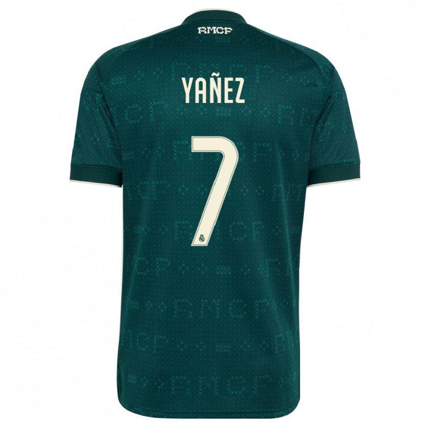 Danxen Hombre Camiseta Daniel Yáñez #7 Gris Pizarra Oscuro Blanco 2ª Equipación 2026/27 La Camisa