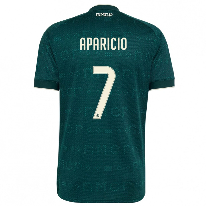 Danxen Hombre Camiseta Esteban Aparicio #7 Gris Pizarra Oscuro Blanco 2ª Equipación 2026/27 La Camisa