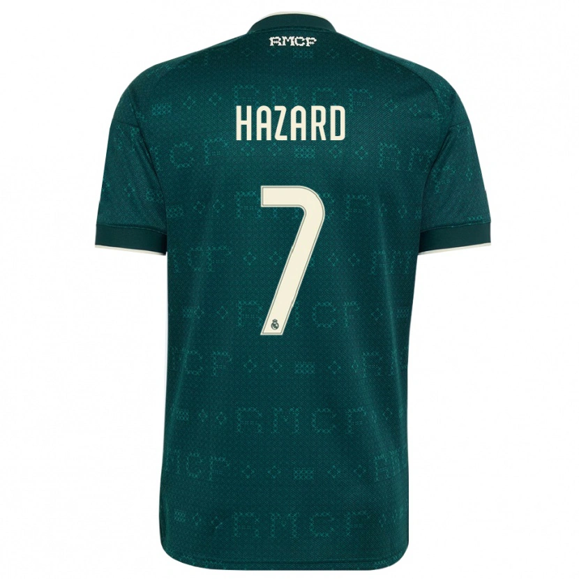 Danxen Hombre Camiseta Eden Hazard #7 Gris Pizarra Oscuro Blanco 2ª Equipación 2026/27 La Camisa