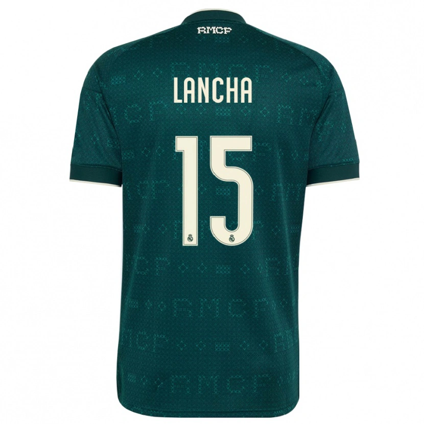 Danxen Hombre Camiseta Yeray Lancha #15 Gris Pizarra Oscuro Blanco 2ª Equipación 2026/27 La Camisa