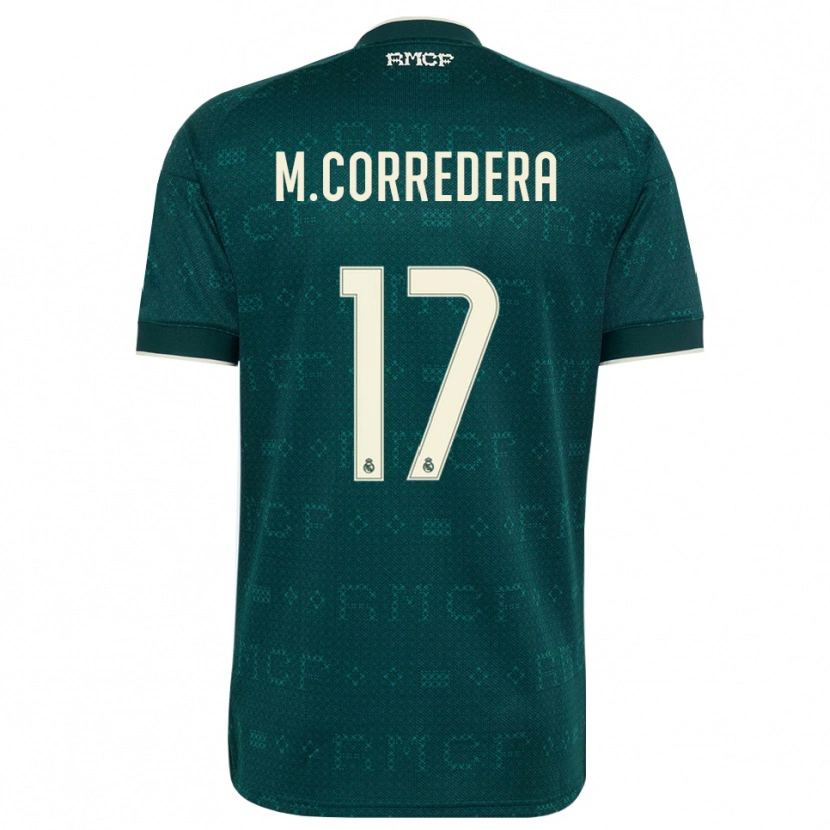 Danxen Hombre Camiseta Marta Corredera #17 Gris Pizarra Oscuro Blanco 2ª Equipación 2026/27 La Camisa