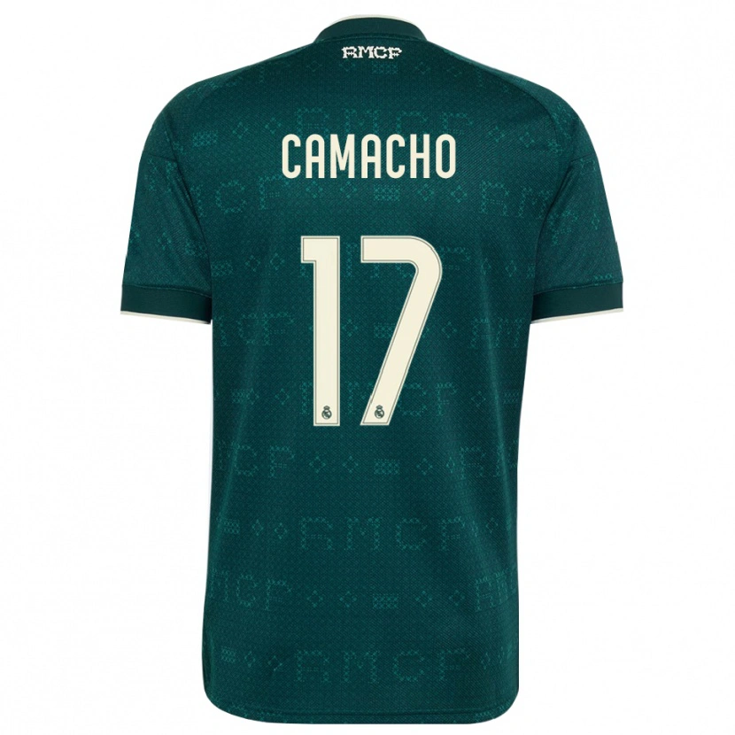Danxen Hombre Camiseta Carla Camacho #17 Gris Pizarra Oscuro Blanco 2ª Equipación 2026/27 La Camisa