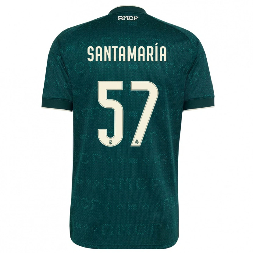 Danxen Hombre Camiseta Fran Santamaría #57 Gris Pizarra Oscuro Blanco 2ª Equipación 2026/27 La Camisa