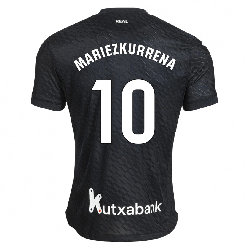 Danxen Hombre Camiseta Arkaitz Mariezkurrena #10 Negro Blanco 2ª Equipación 2026/27 La Camisa