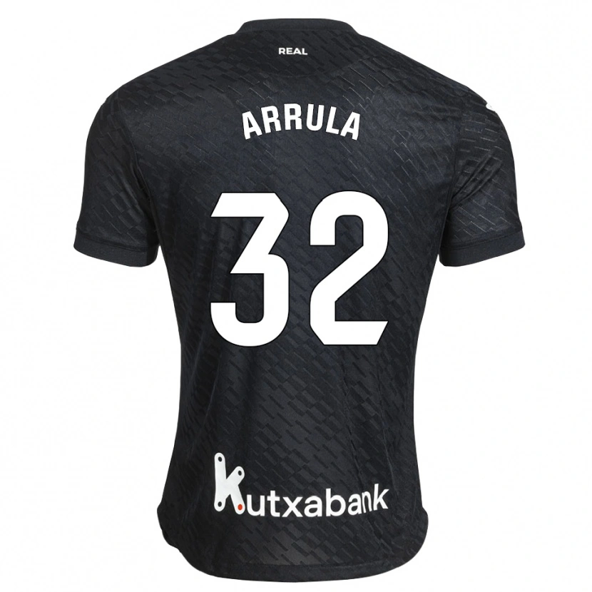Danxen Hombre Camiseta Julia Arrula #32 Negro Blanco 2ª Equipación 2026/27 La Camisa