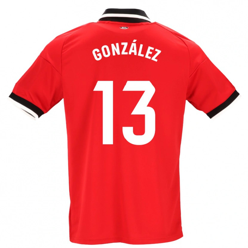 Danxen Hombre Camiseta Fran González #13 Negro Blanco Rojo 2ª Equipación 2026/27 La Camisa