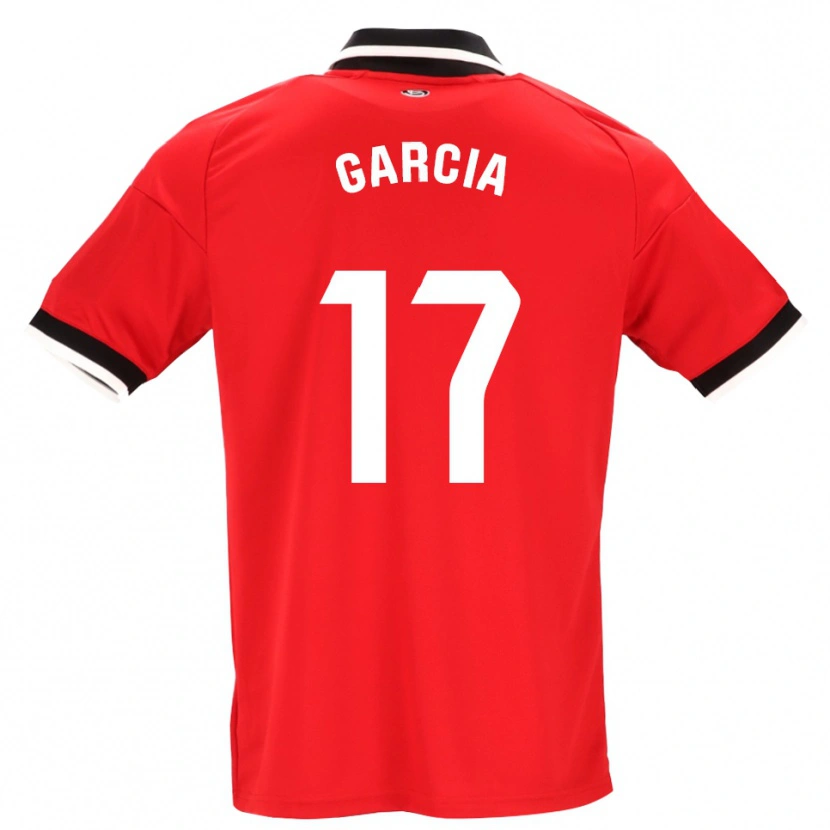 Danxen Hombre Camiseta Débora García #17 Negro Blanco Rojo 2ª Equipación 2026/27 La Camisa