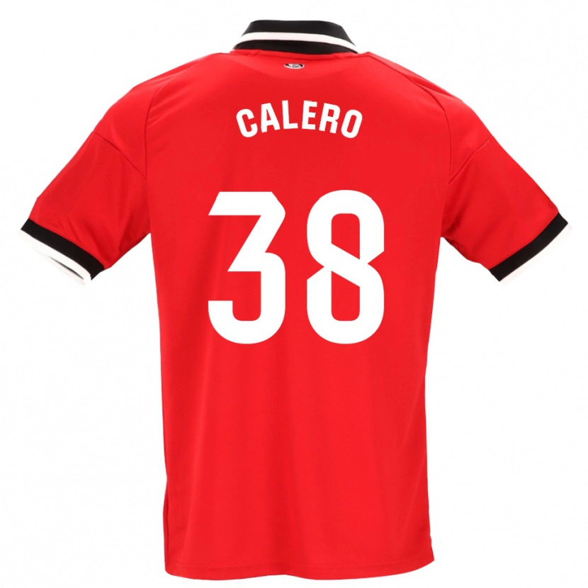 Danxen Hombre Camiseta Josema Calero #38 Negro Blanco Rojo 2ª Equipación 2026/27 La Camisa