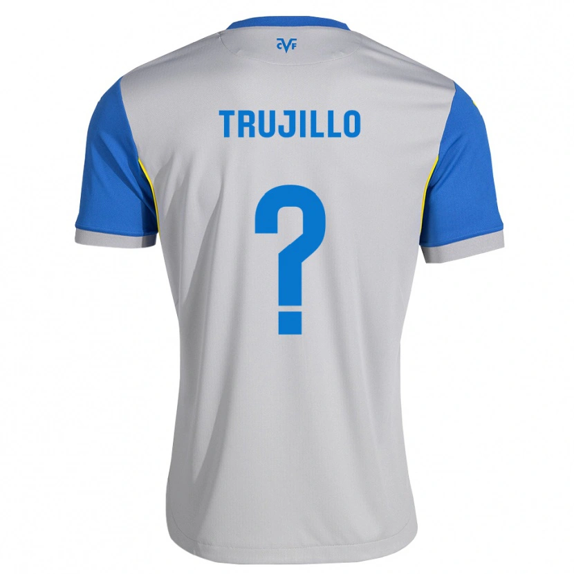 Danxen Hombre Camiseta Jairo Trujillo #0 Azul Lanzador Gris 2ª Equipación 2026/27 La Camisa