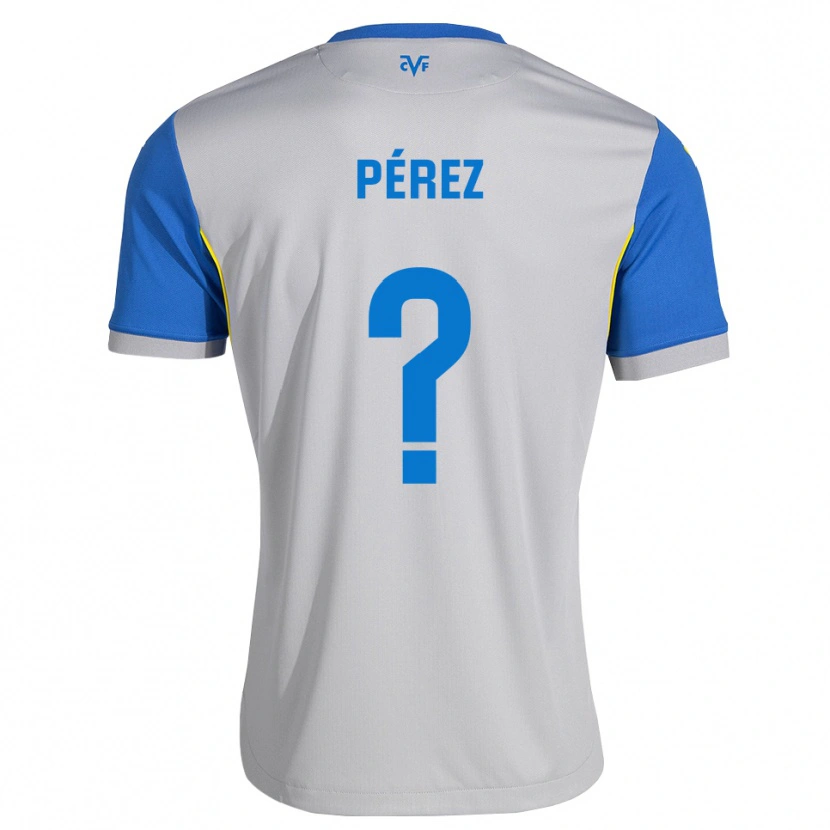 Danxen Hombre Camiseta Saúl Pérez #0 Azul Lanzador Gris 2ª Equipación 2026/27 La Camisa
