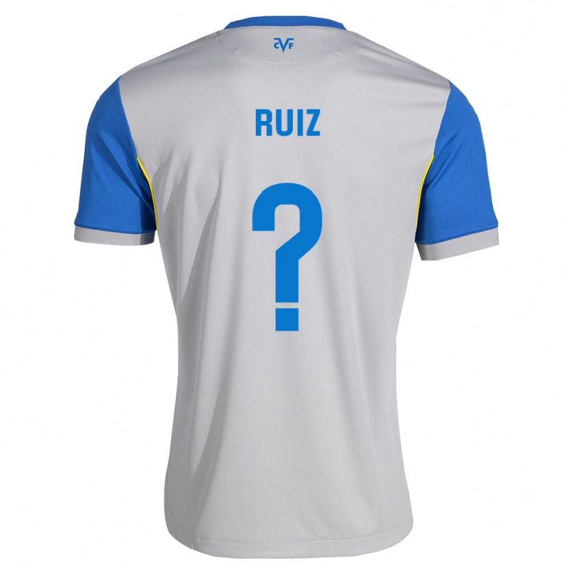 Danxen Hombre Camiseta Aarón Ruiz #0 Azul Lanzador Gris 2ª Equipación 2026/27 La Camisa