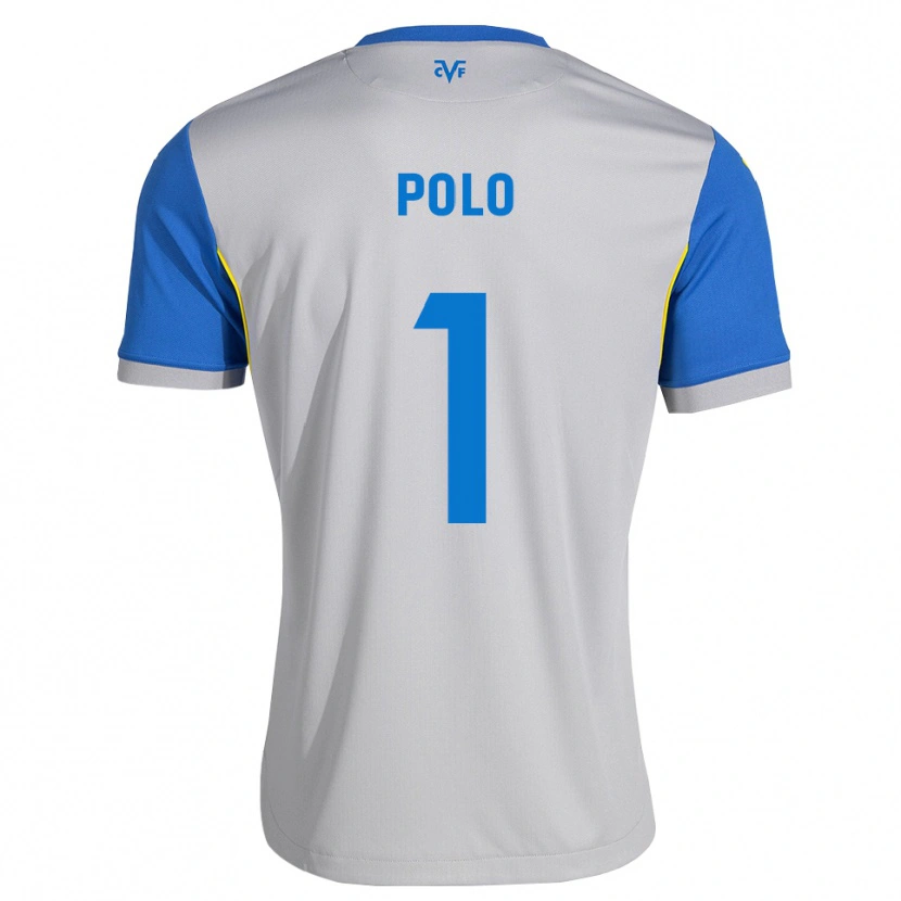 Danxen Hombre Camiseta Pau Polo #1 Azul Lanzador Gris 2ª Equipación 2026/27 La Camisa