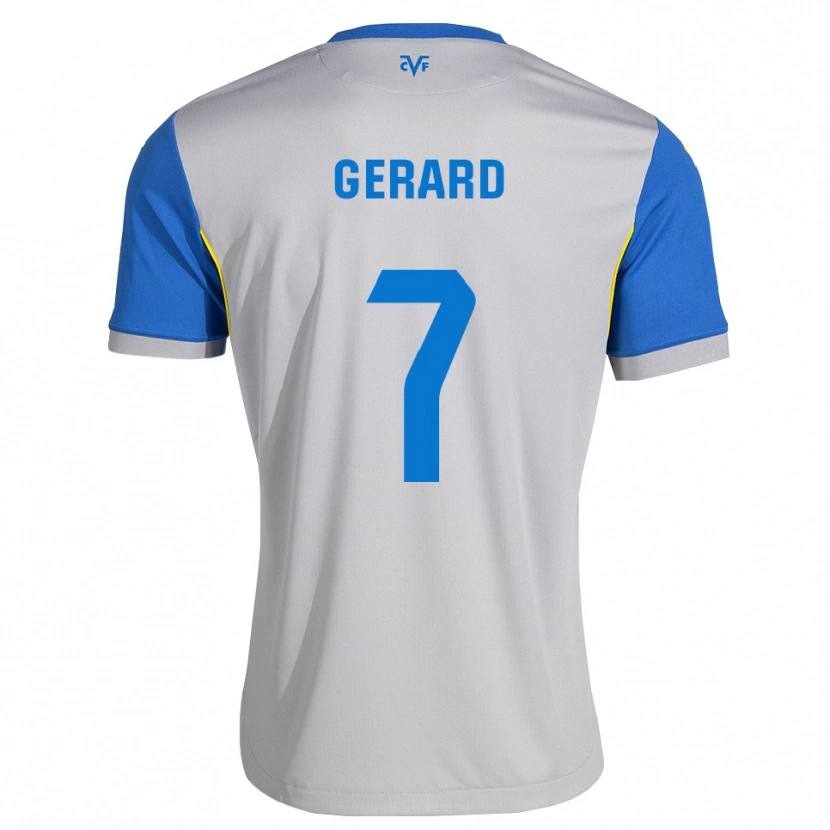Danxen Hombre Camiseta Gerard Moreno #7 Azul Lanzador Gris 2ª Equipación 2026/27 La Camisa
