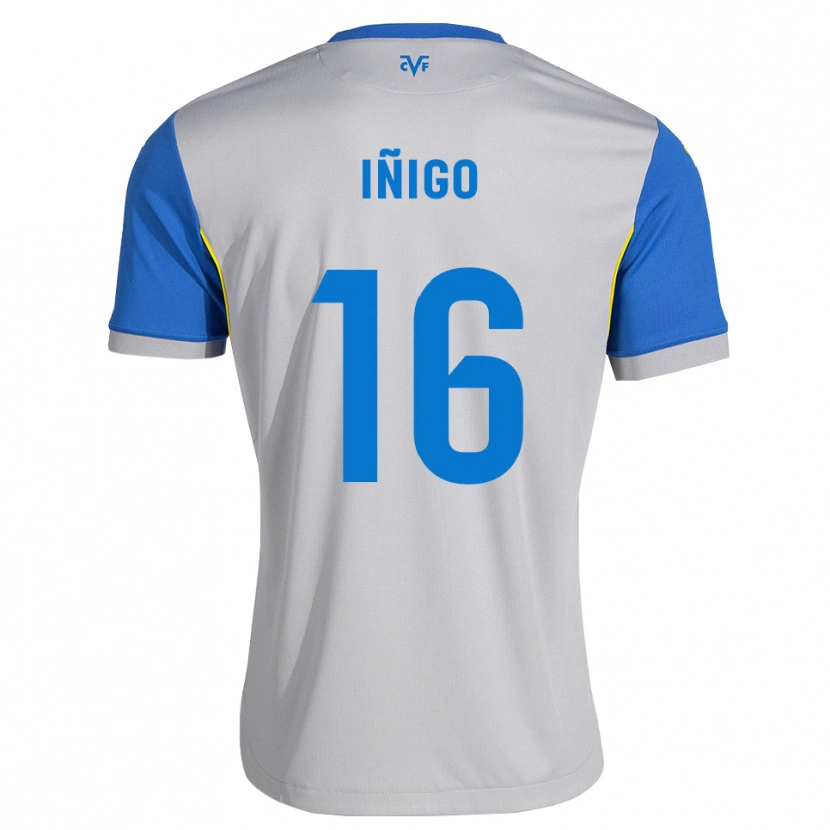 Danxen Hombre Camiseta Gastón Iñigo #16 Azul Lanzador Gris 2ª Equipación 2026/27 La Camisa