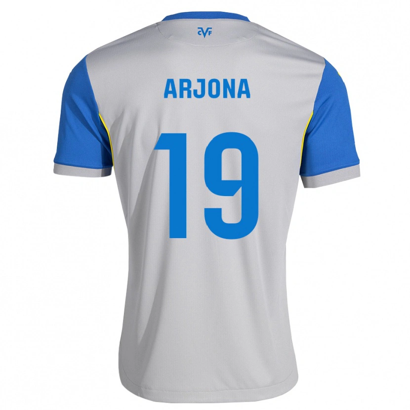 Danxen Hombre Camiseta Julio Arjona #19 Azul Lanzador Gris 2ª Equipación 2026/27 La Camisa
