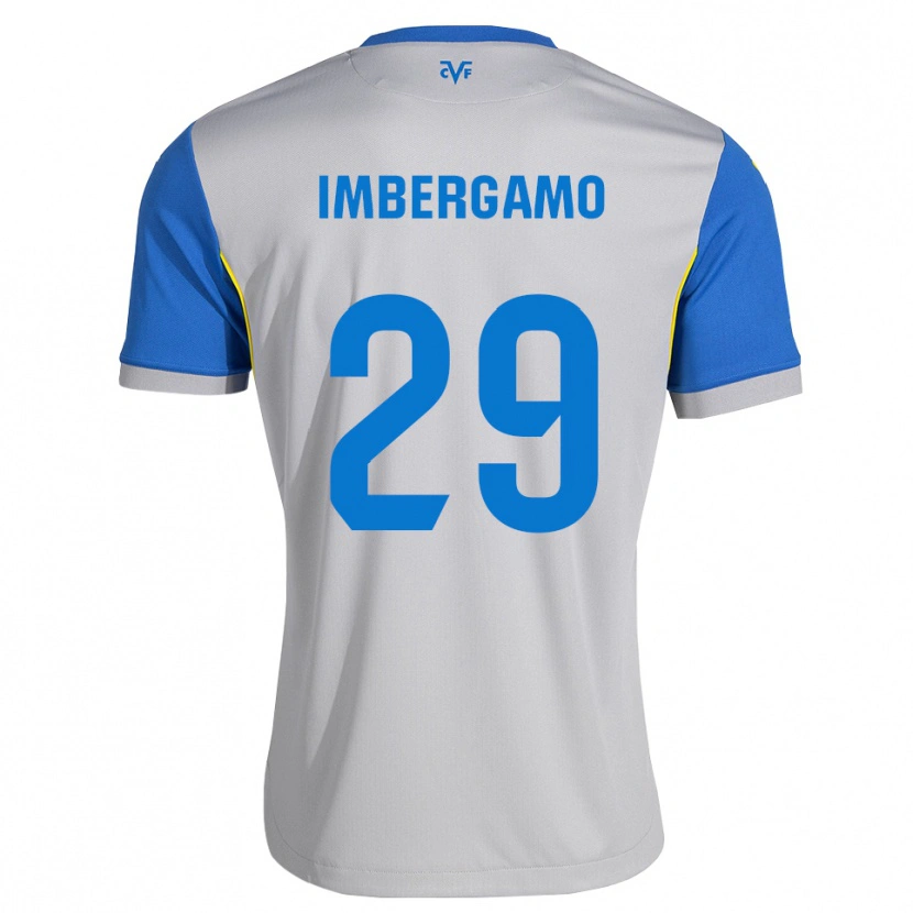 Danxen Hombre Camiseta Mar Imbergamo #29 Azul Lanzador Gris 2ª Equipación 2026/27 La Camisa