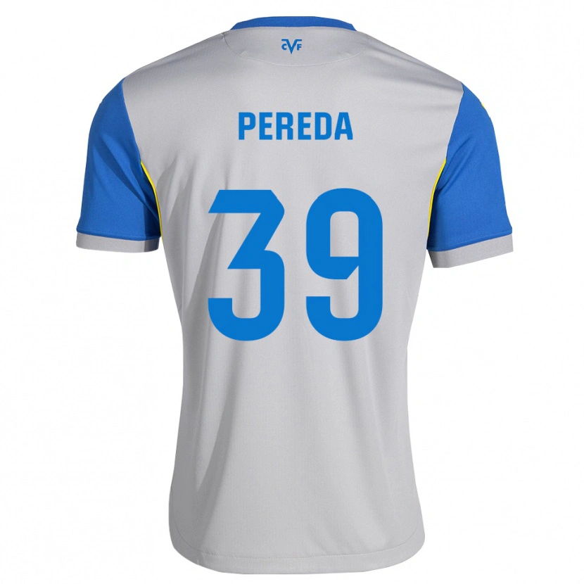 Danxen Hombre Camiseta Pablo Pereda #39 Azul Lanzador Gris 2ª Equipación 2026/27 La Camisa