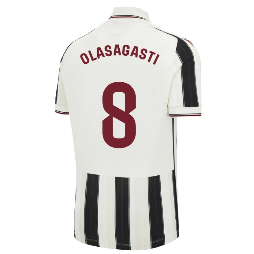 Danxen Hombre Camiseta Jon Ander Olasagasti #8 Negro Blanco Rojo 2ª Equipación 2026/27 La Camisa